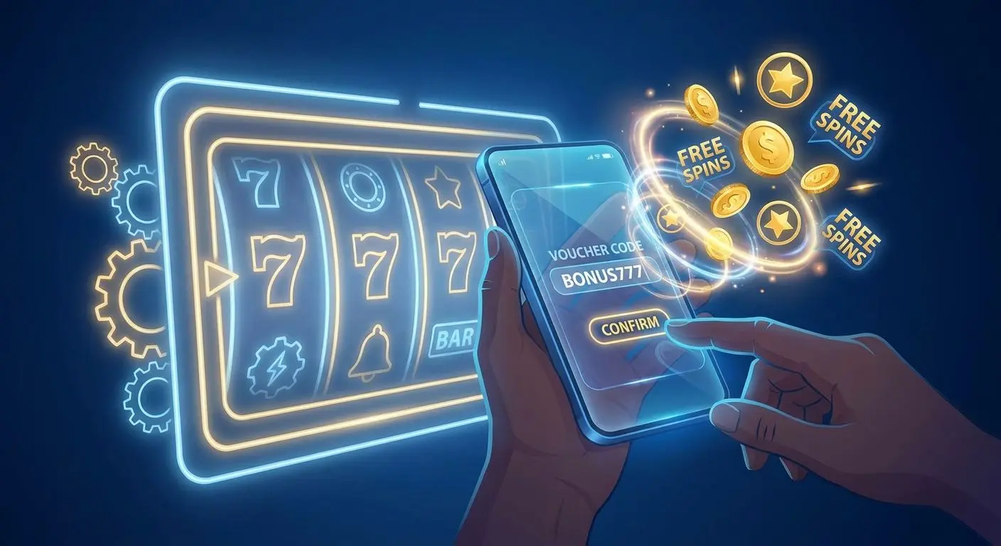 Gutscheincode eingeben und Freispiele erhalten Spieler gibt Gutscheincode ein und erhÀlt Freispiele