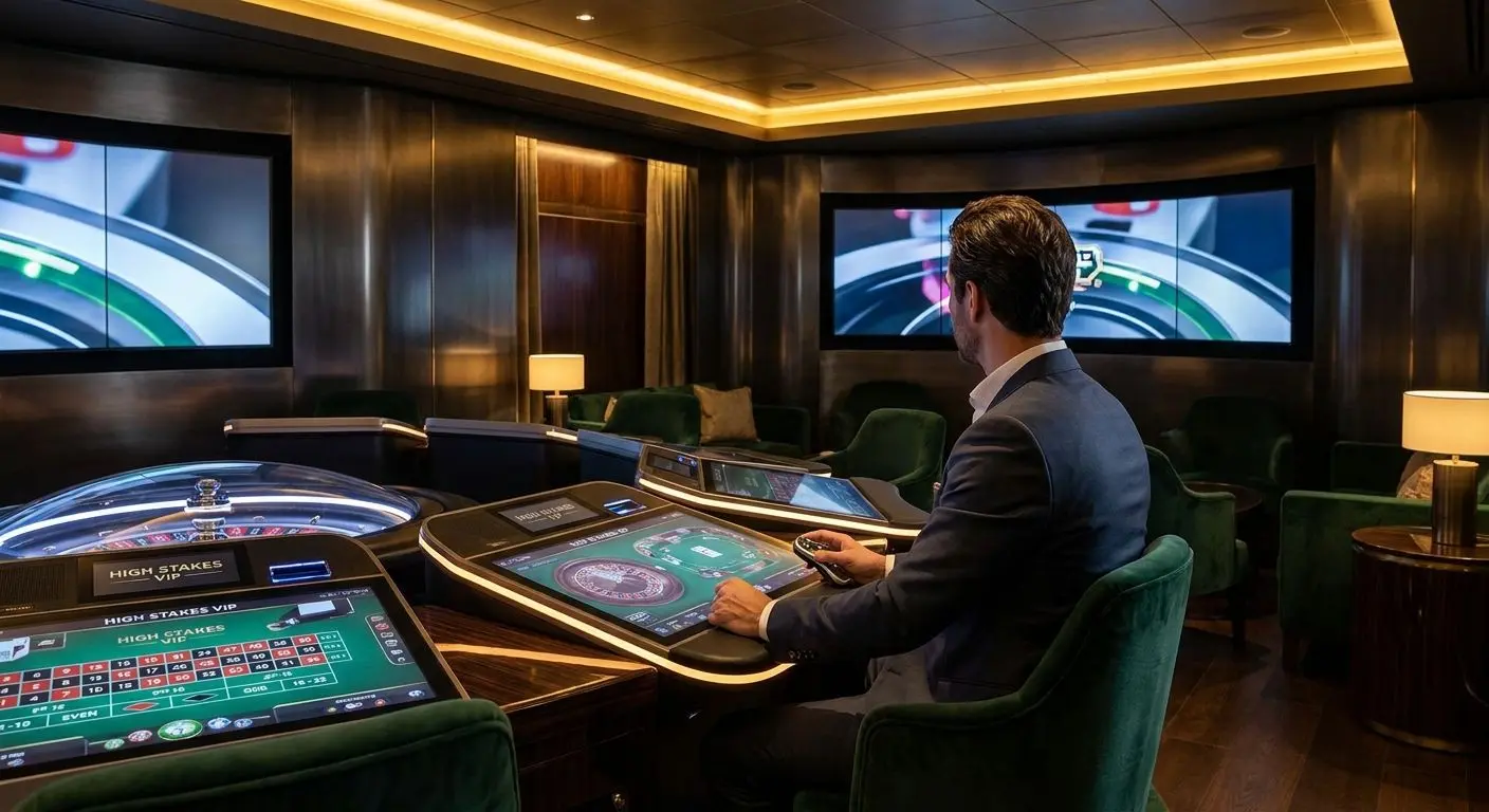 High Roller Casino Umgebung Edle Online-Umgebung fĂŒr High-Roller-Spieler mit Fokus auf hohe EinsĂ€tze
